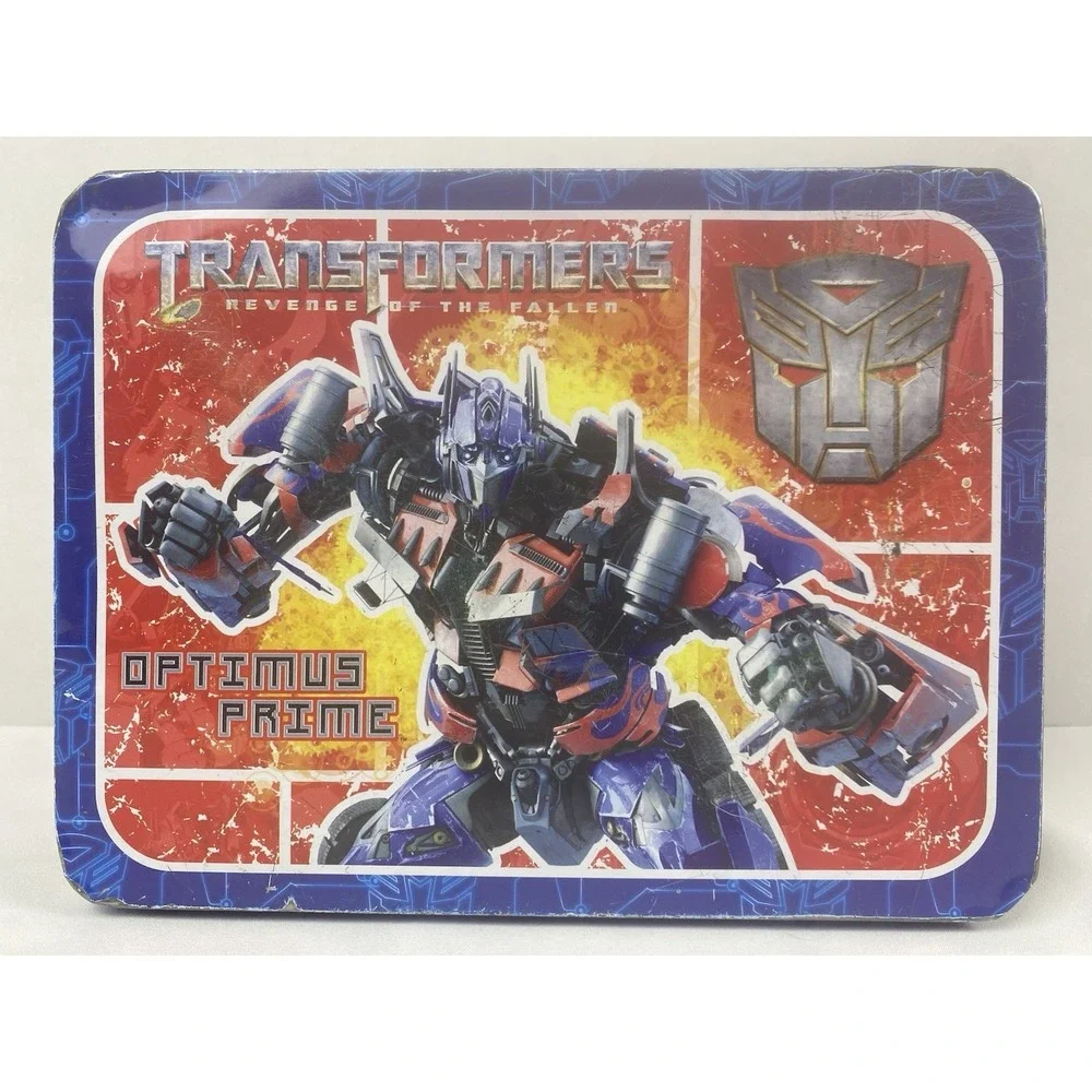 TRANSFORMERS‎ Metal Lunchbox Revenge of Fallen 2009 Optimus Prime Collectible